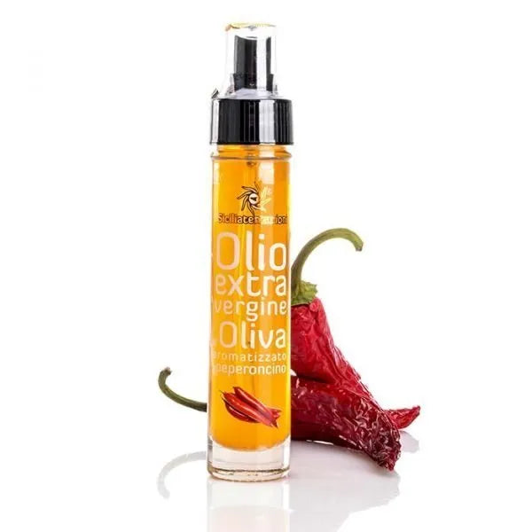 Extra vergine olijfolie met peperoncino