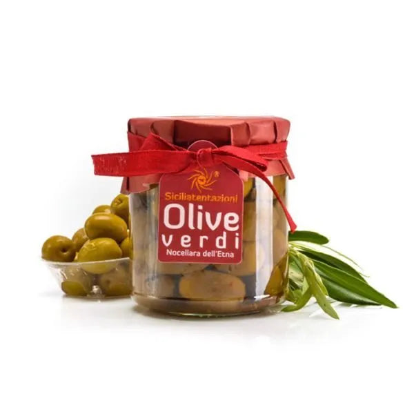 Olive verdi Nocellara Etnea – Groene olijven uit Sicilië (270 g)